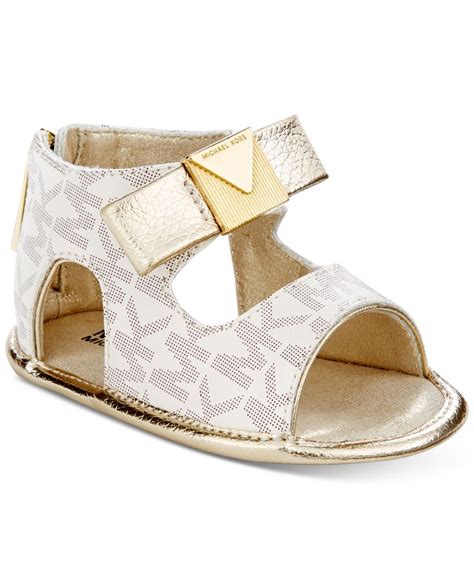 kids michael kors sandals|Michael Kors baby sandals.